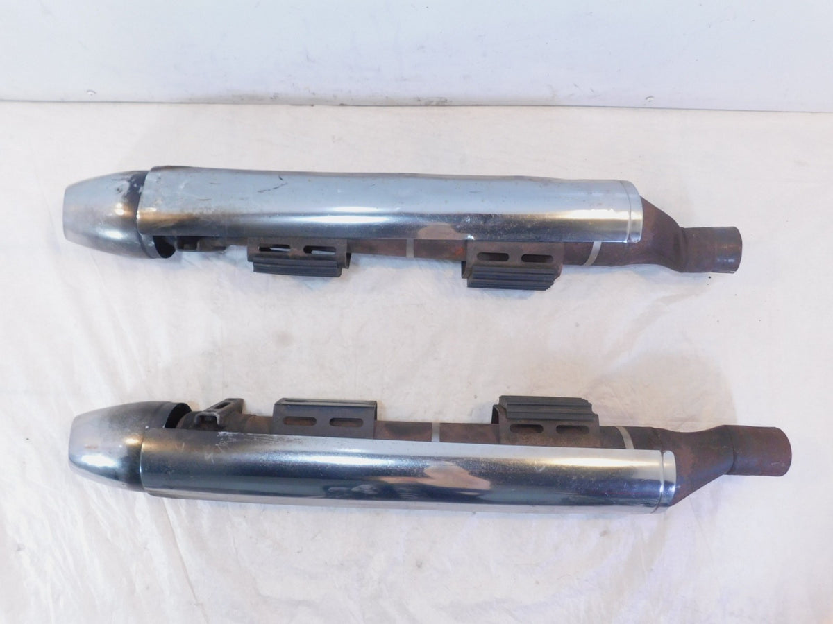 10-17 Victory Cross Roads Cross Country & Magnum Left/Right Exhaust Pipe Muffler - C3 Cycle