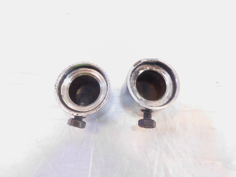 Pair Harley Davidson Touring Dyna Softail & Sportster Front Axle Nut Covers