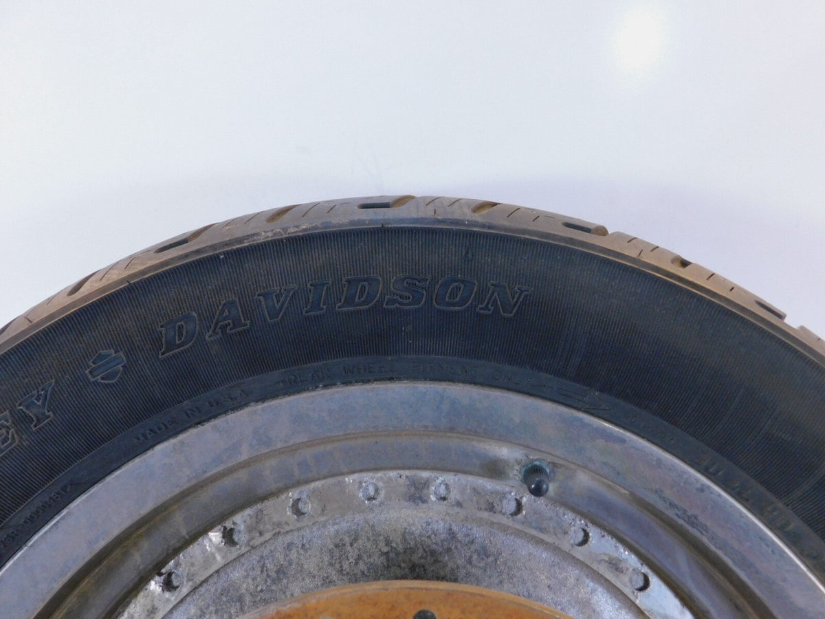 1987-1999 Harley Davidson Softail Fat Boy & Custom Cast Rear Wheel Rim & Tire - C3 Cycle