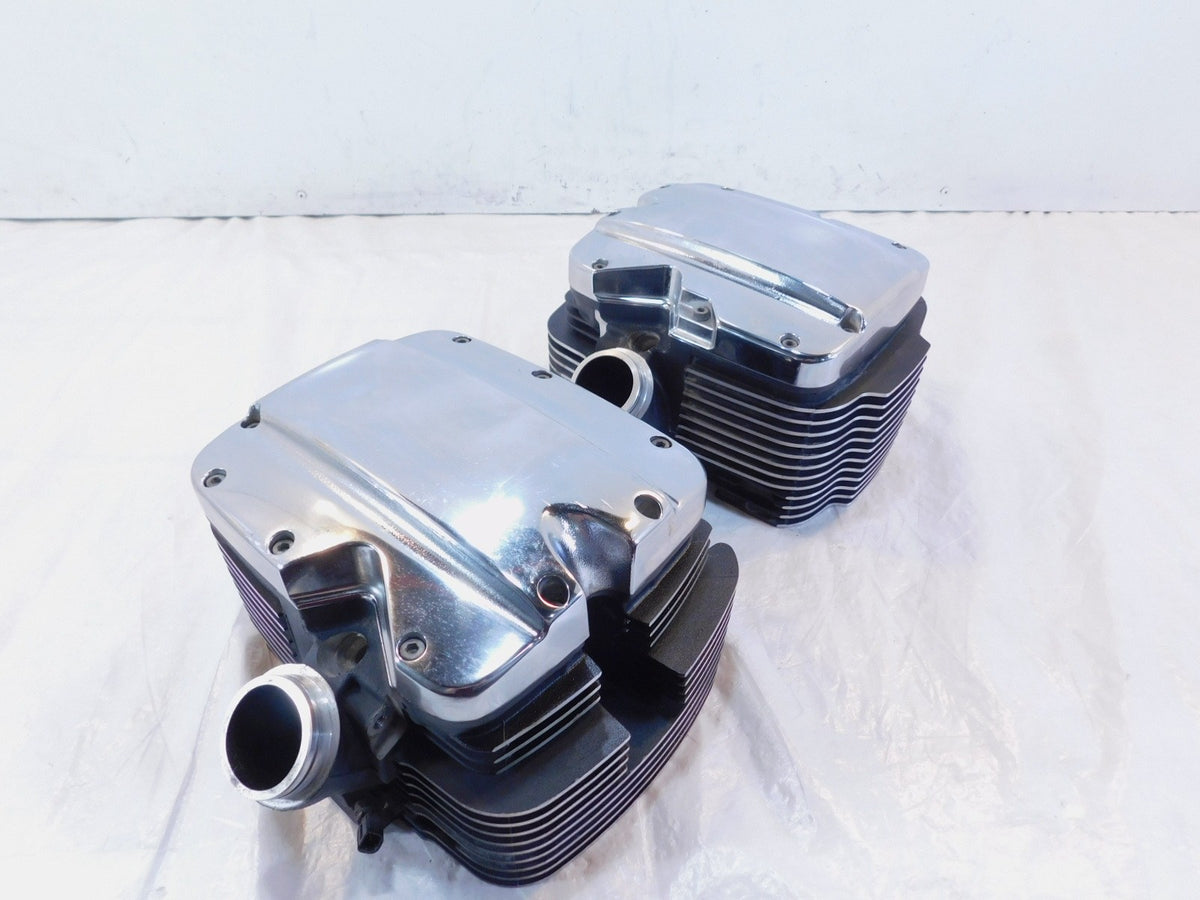 2006 2007 Victory Hammer Kingpin Jackpot & Vegas Black Cylinder Heads w/ Valves - C3 Cycle