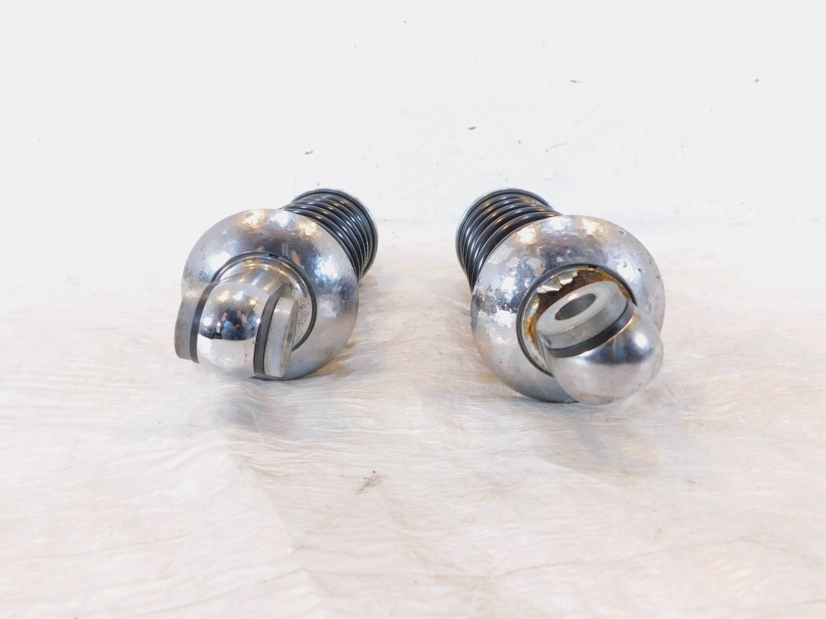 Harley Davidson Sportster 883 Custom & 1200 11" Chrome Rear Shock Absorbers