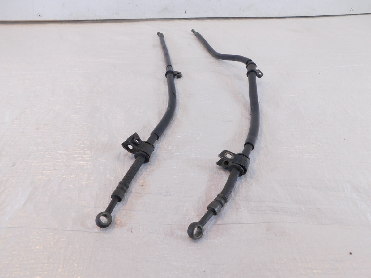 Yamaha FZR600 FZR600R Front Left & Right Brake Disc Caliper Hose Line Pipes - C3 Cycle