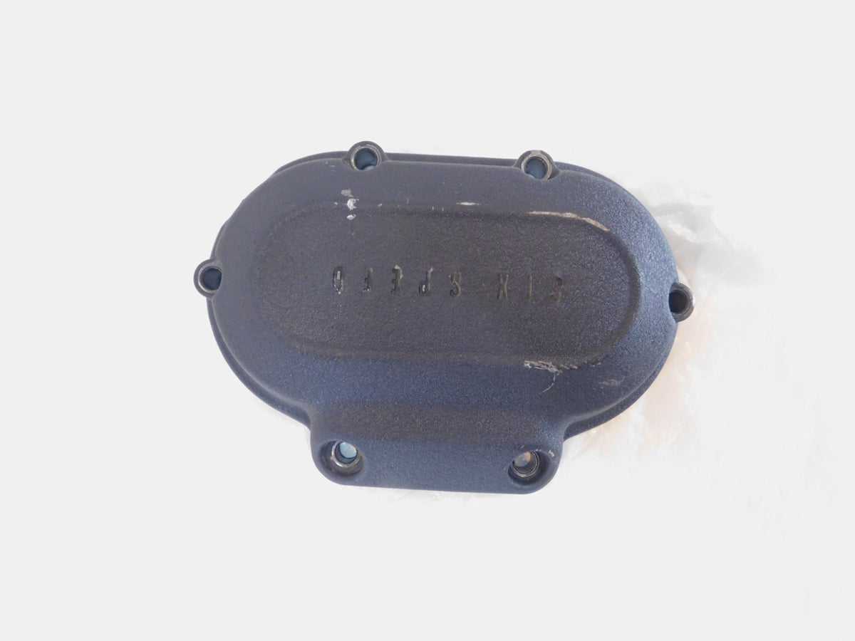 Harley Electra Glide Dyna & Softail Twin Cam Black Transmission Side Cover Cap - C3 Cycle