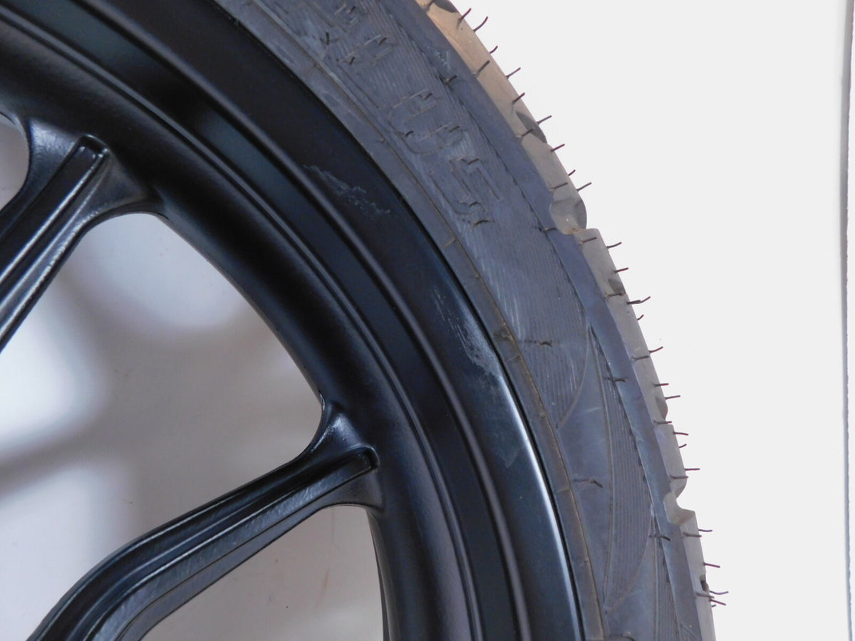 Royal Enfield Meteor 350 Stellar Euro 5 Black Rear Wheel Rim & Tire 17" x 3.5" - C3 Cycle