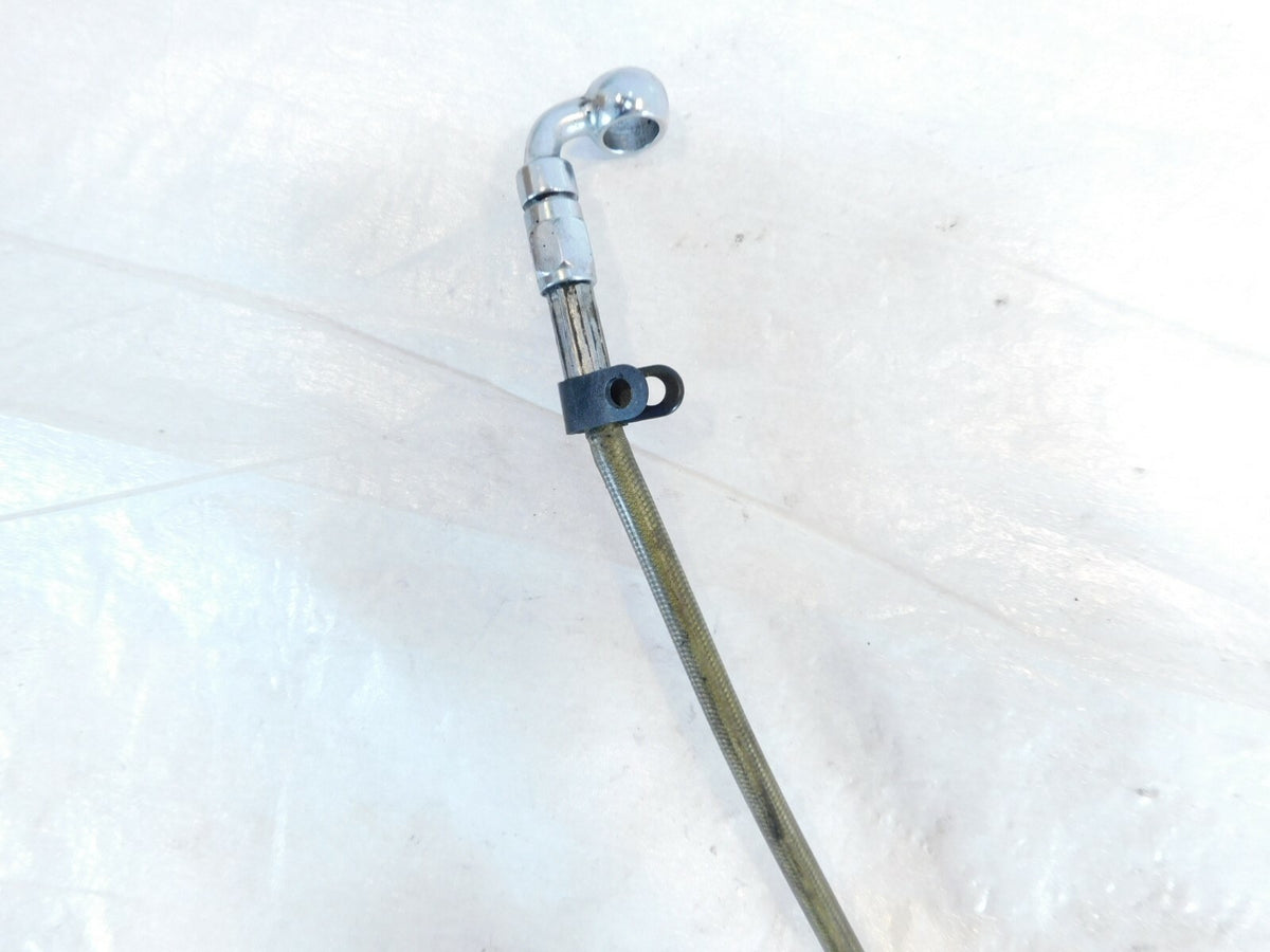 2003 Harley Davidson Dyna Low Rider Braided Front Brake Caliper Hose Pipe Line - C3 Cycle