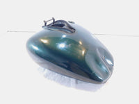 Yamaha V-Star 650 XVS650 Classic Green Gas Petrol Fuel Tank Reservoir - Dented - C3 Cycle