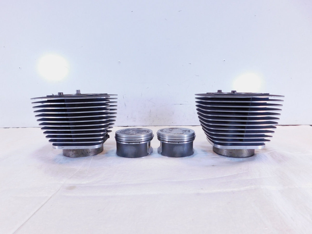 Harley Davidson Twin Cam Touring Dyna & Softail Engine Pistons & Black Cylinders - C3 Cycle