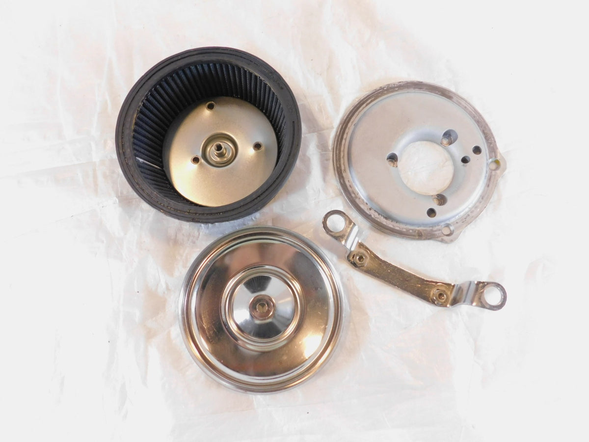 Harley Davidson Electra Glide Softail Dyna Air Cleaner Backplate & Cover - C3 Cycle
