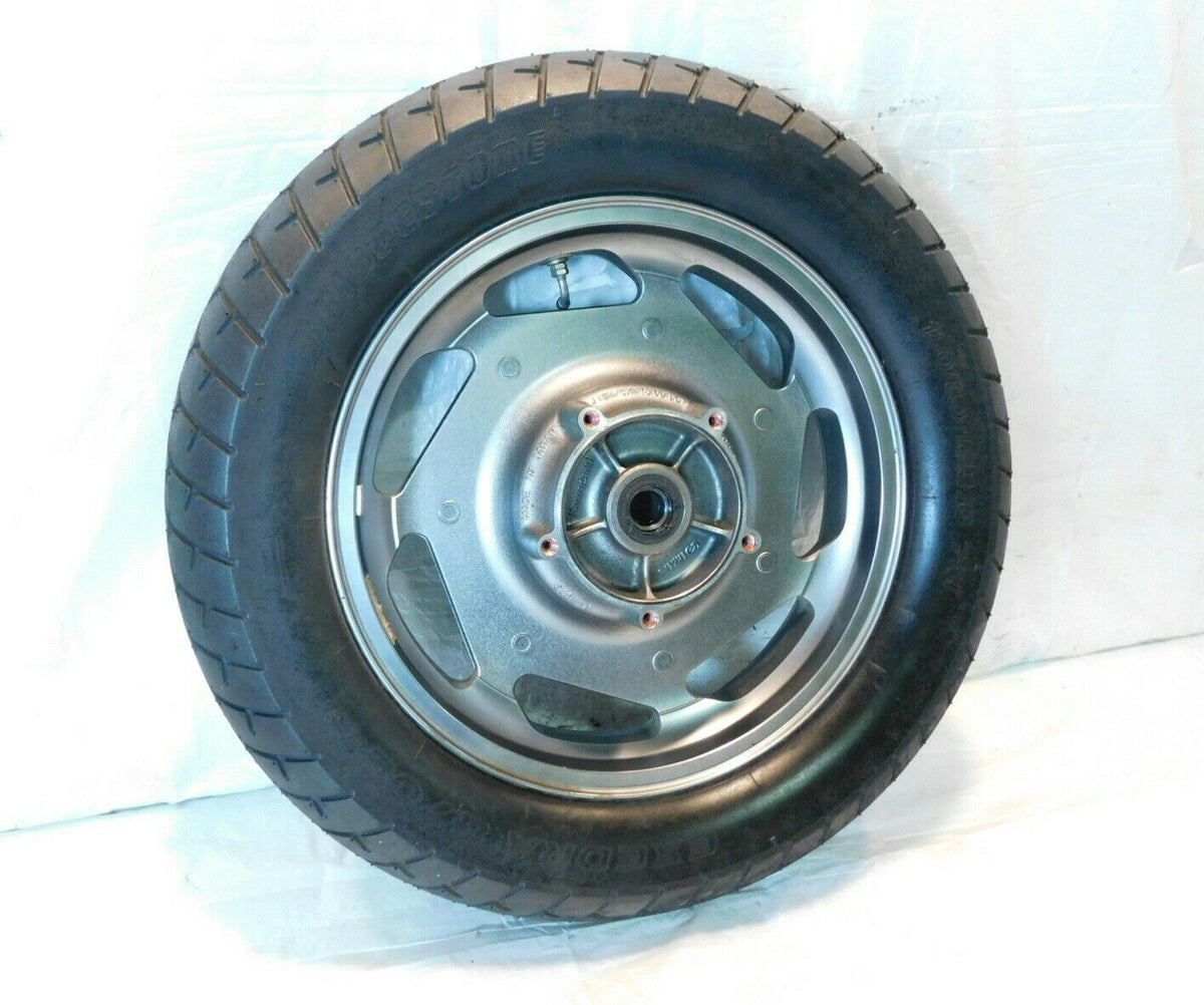 Kawasaki Vulcan VN1600 Nomad 1600 Classic OEM Silver Front Cast Wheel Rim & Tire - C3 Cycle