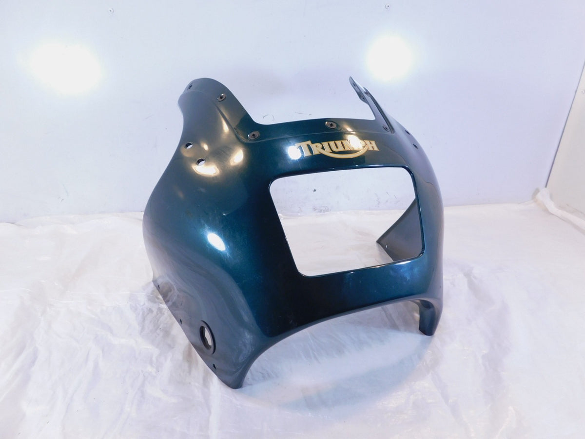 1991-1995 Triumph Trophy 900 & 1200 Green Front Headlight Cockpit Nose Fairing - C3 Cycle