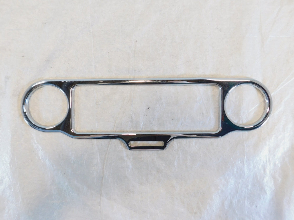 Harley Touring Electra Glide & Street Glide Chrome Radio & Gauge Faceplate Trim - C3 Cycle