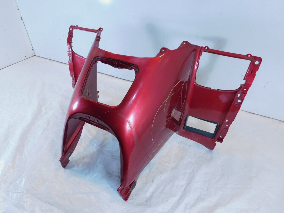 Honda GL1800 Goldwing 1800 Red Front Inner Dash Console Fairing Cowling Plastic - C3 Cycle