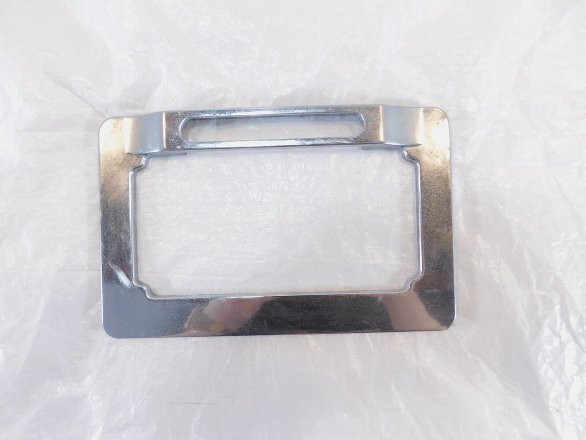 1988-1989 Honda Goldwing 1500 GL1500 Rear Chrome License Plate Trim Frame Cover - C3 Cycle