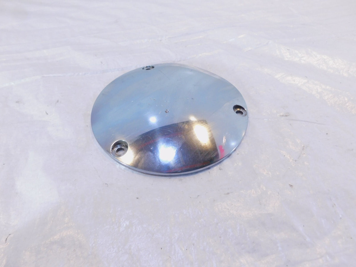 Harley Evo Softail Dyna & FXR Left Engine Motor Chrome Derby Clutch Cap Cover - C3 Cycle