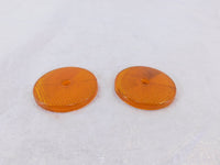 2008-2016 Triumph Street Triple 675 675R Front Fender Mudguard Amber Reflectors - C3 Cycle