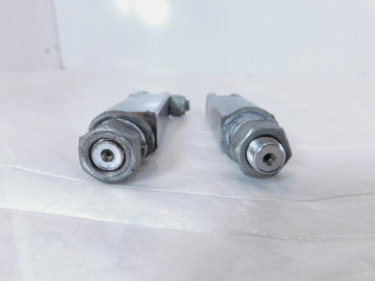 Harley EVO FXR EVO Dyna Chrome Front Highway Footpeg Peg Mount Clevis Brackets - C3 Cycle