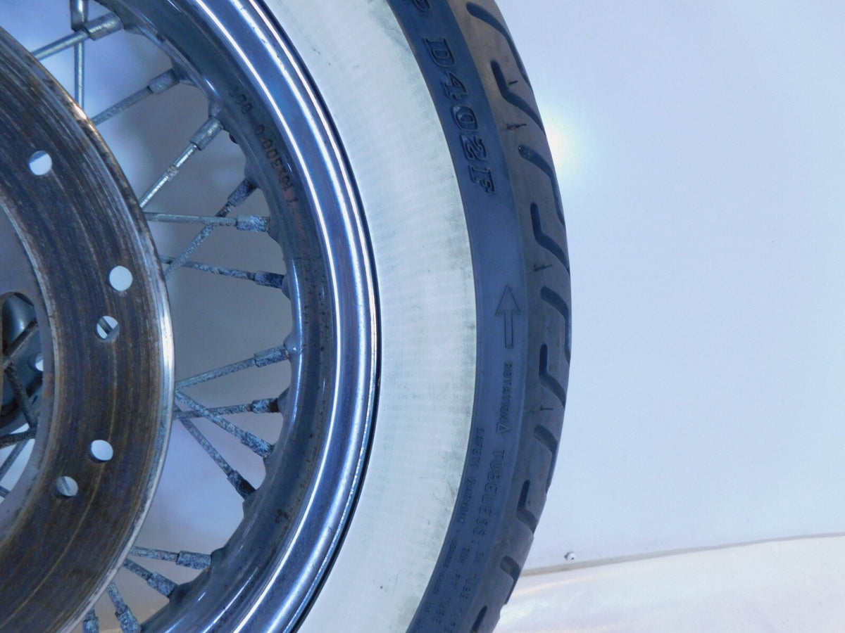 Harley Davidson Softail Heritage Classic & Deluxe Spoked Front Wheel Rim w/ Tire - C3 Cycle