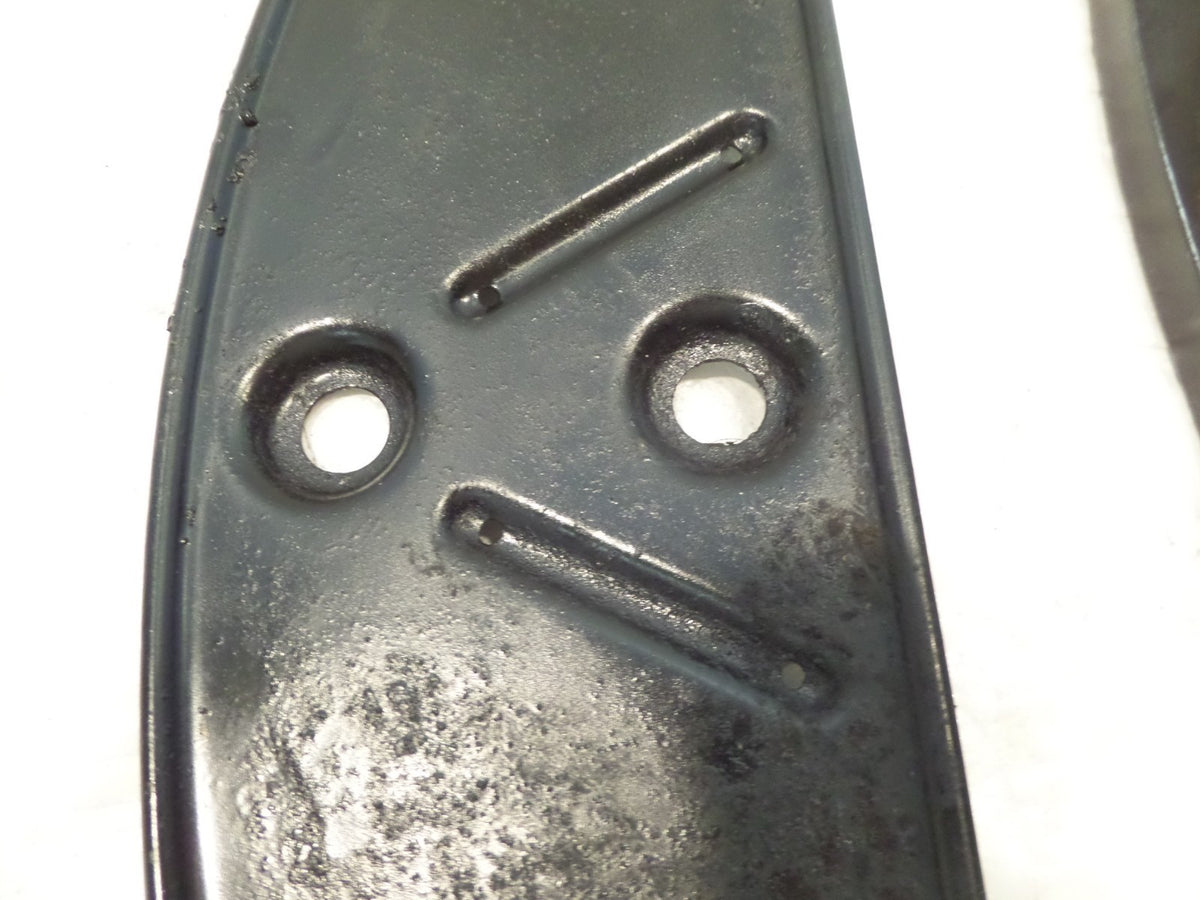 Harley Davidson Softail Touring Road King Electra Glide Black Footboard Bottoms - C3 Cycle