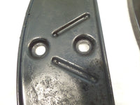 Harley Davidson Softail Touring Road King Electra Glide Black Footboard Bottoms - C3 Cycle