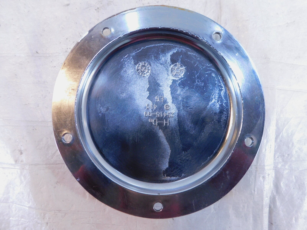 Harley Davidson Twin Cam Touring Dyna Softail Chrome Derby Clutch Cover 25415-99 - C3 Cycle