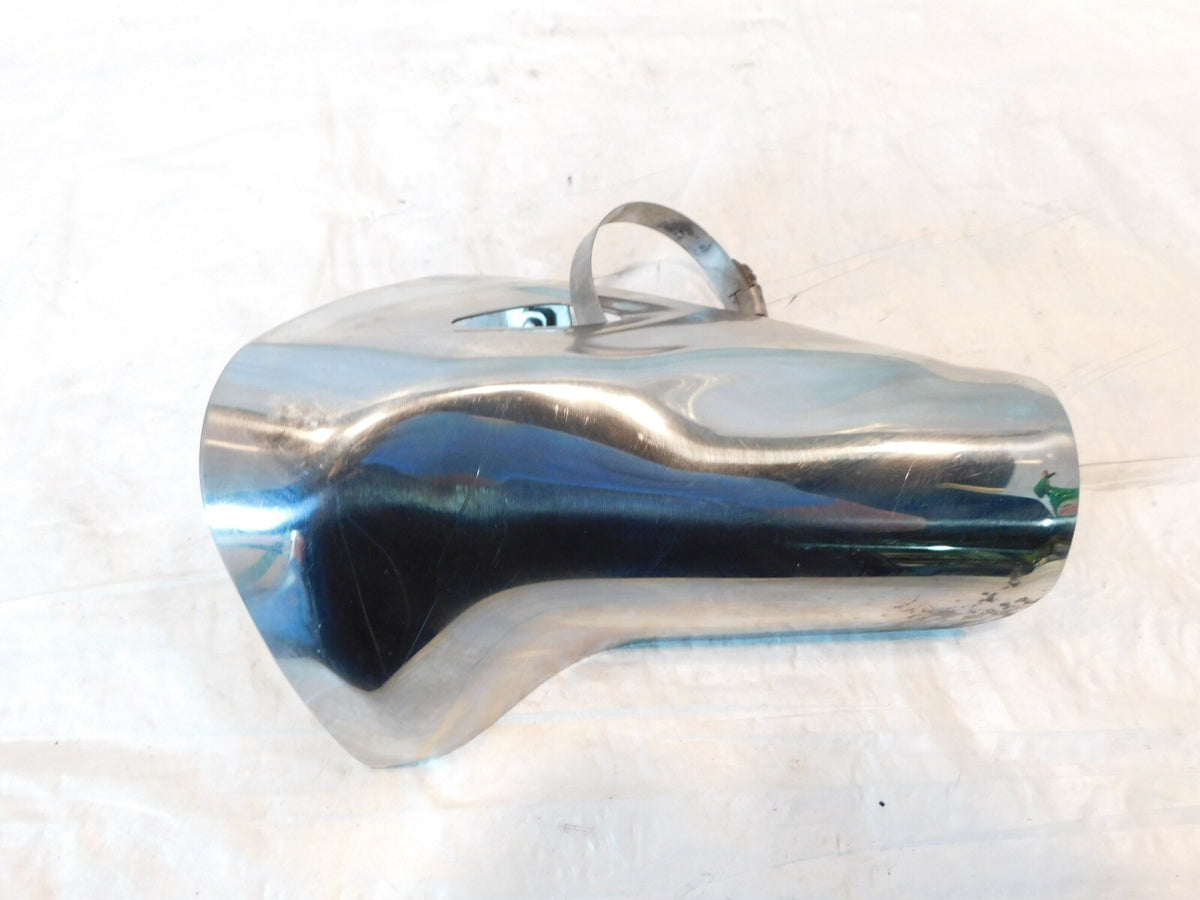 08-17 Suzuki Hayabusa Busa GSX1300 Left Exhaust Pipe Muffler Heat Shield Cover - C3 Cycle