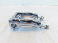 2005-2012 Harley Davidson Softail FLSTN Deluxe Chrome Handlebar Riser Brackets - C3 Cycle