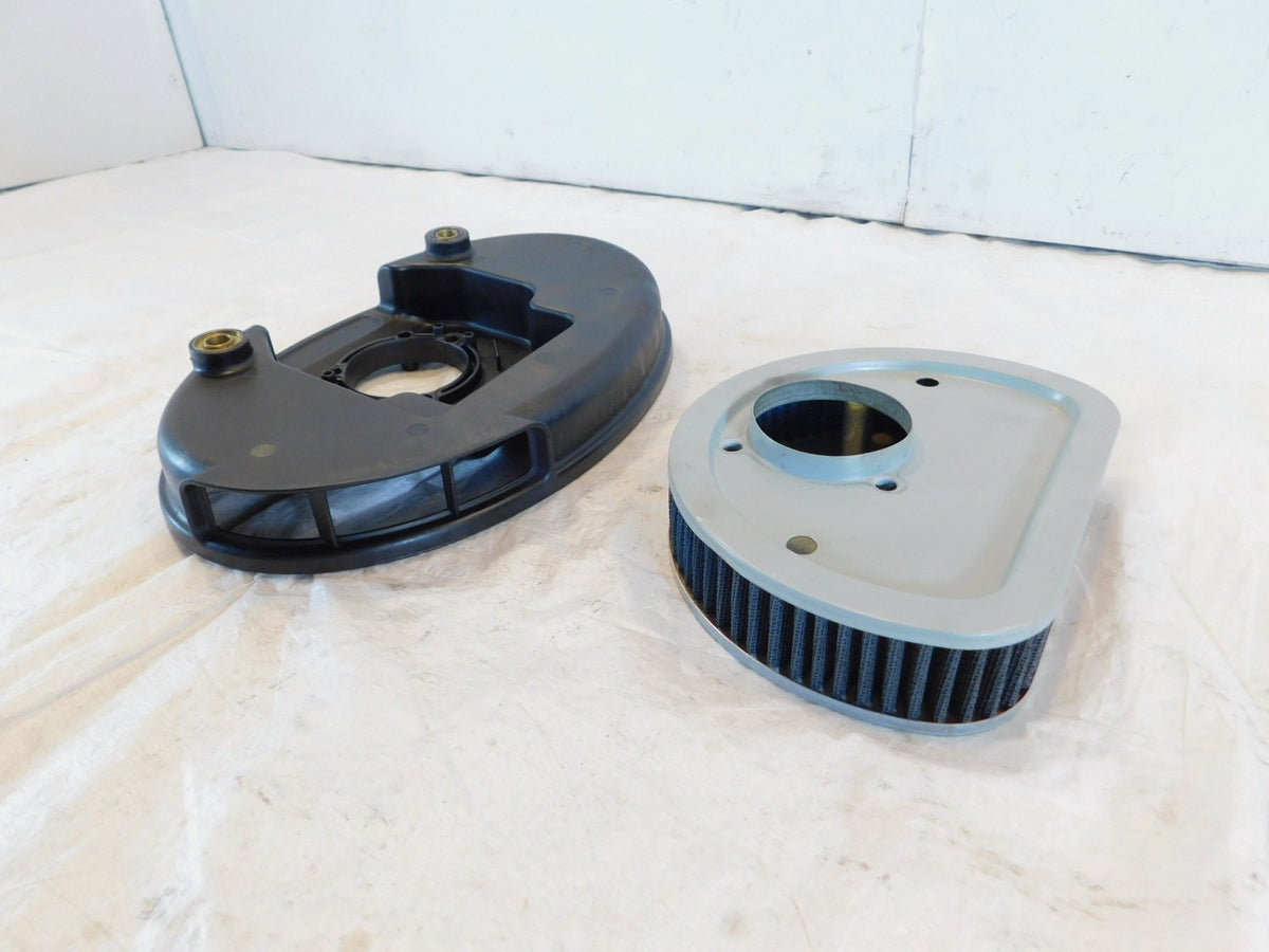 Harley Davidson Electra Glide Softail Dyna Air Cleaner Filter & Backplate - C3 Cycle