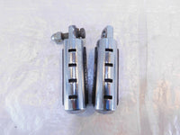 Harley Touring Dyna Sportster & Softail ISO Chrome & Rubber Footpeg Footrests - C3 Cycle