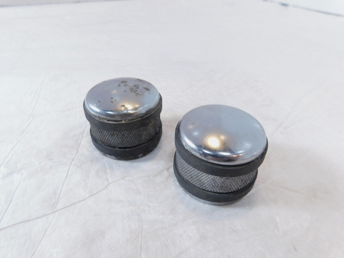 Harley Davidson Dyna & Sportster 883 & 1200 Chrome Billet Front Axle Nut Covers - C3 Cycle