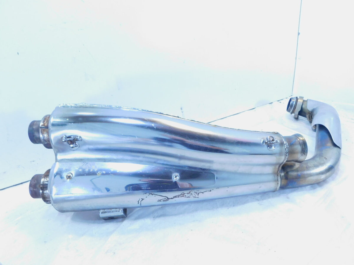2008-2010 Harley Davidson V-Rod VRSC Chrome Front/Rear Exhaust Header Pipes - C3 Cycle