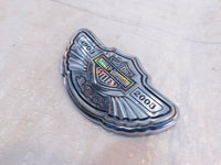 Harley Davidson Dyna Electra Glide 100th Anniversary Fuel Gas Tank Badge Emblem - C3 Cycle