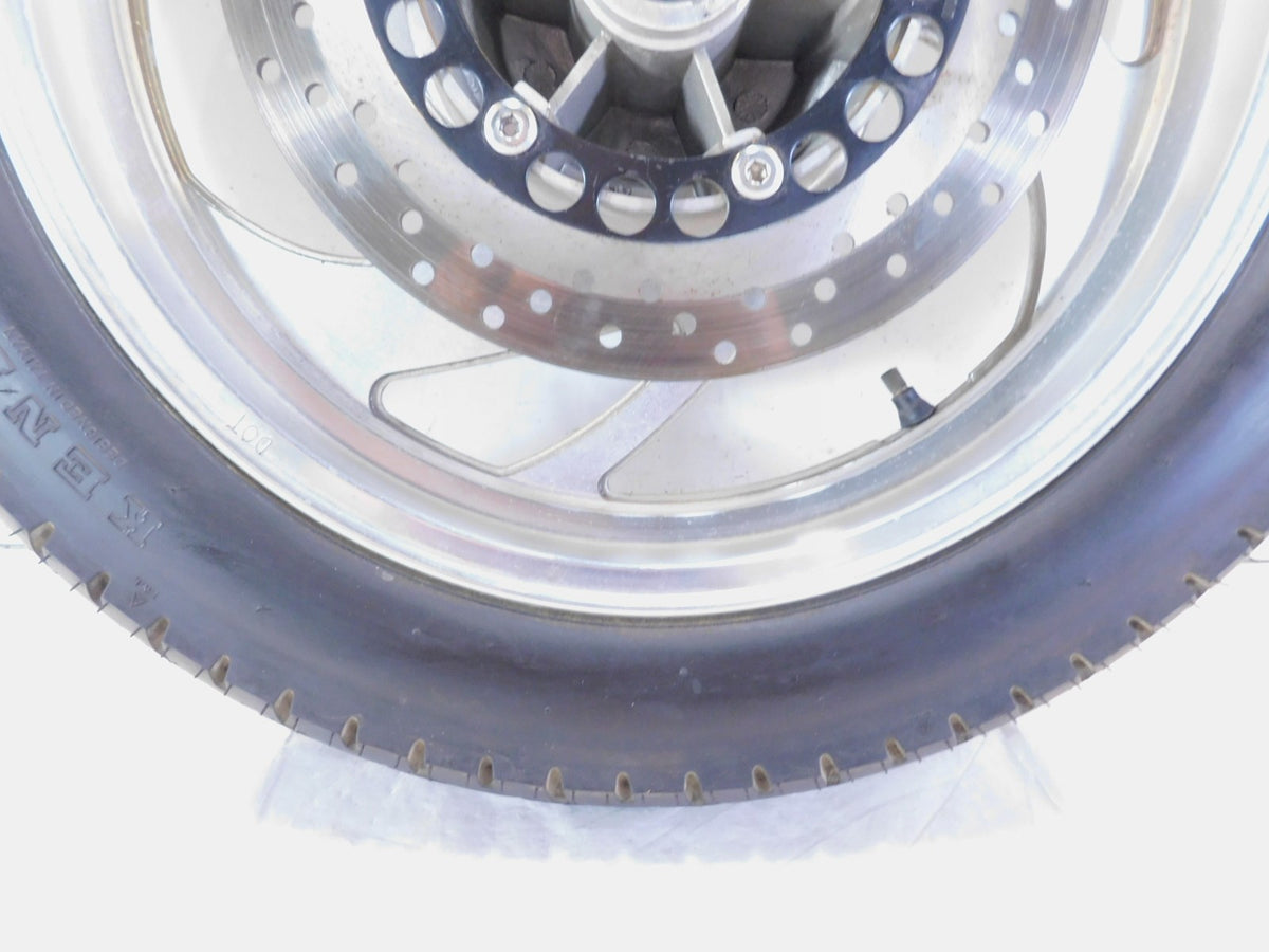 Cixi Kingring Rongyao Aggressor V & Jinlun 250cc Silver Front Wheel Rim & Tire - C3 Cycle