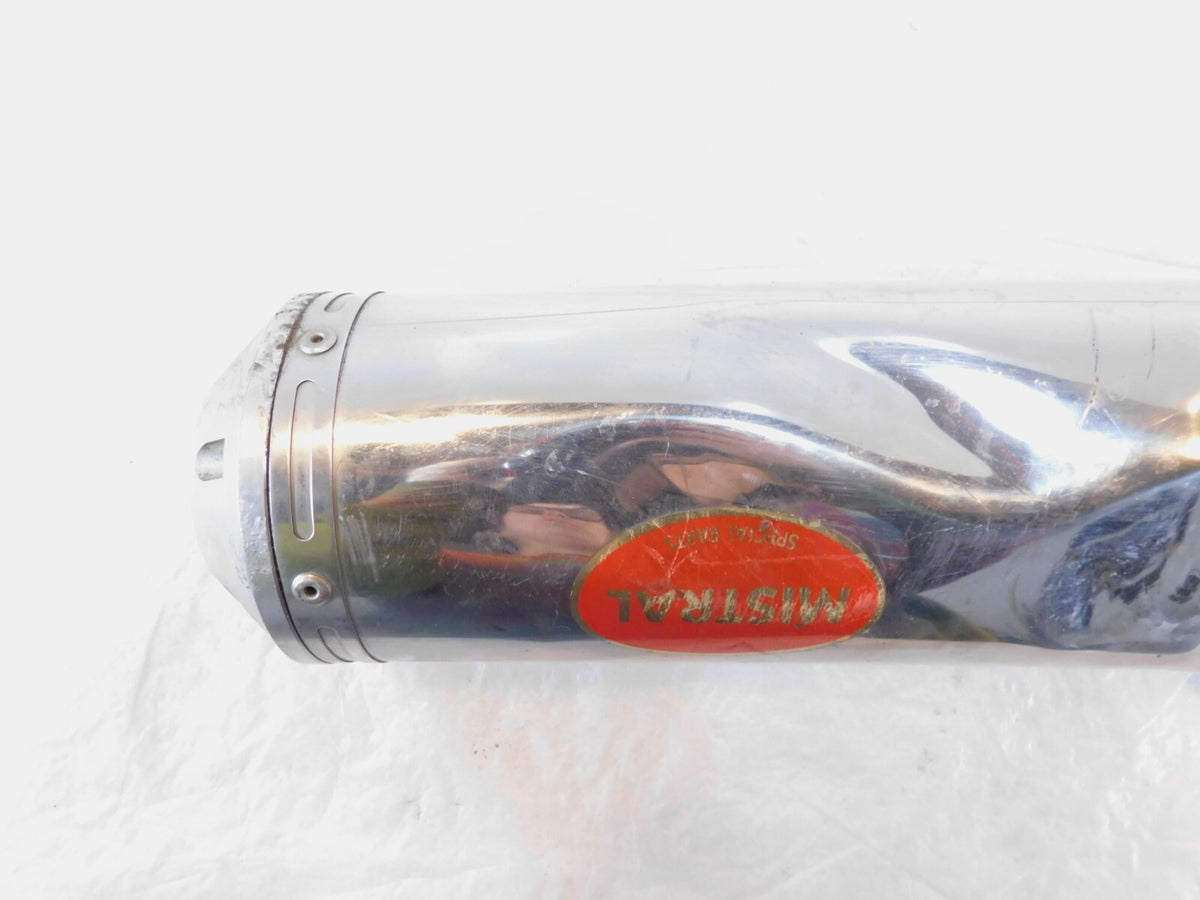 2006-2009 Moto Guzzi Norge 1200 IE Mistral Chrome Exhaust Muffler Silencer Pipe - C3 Cycle
