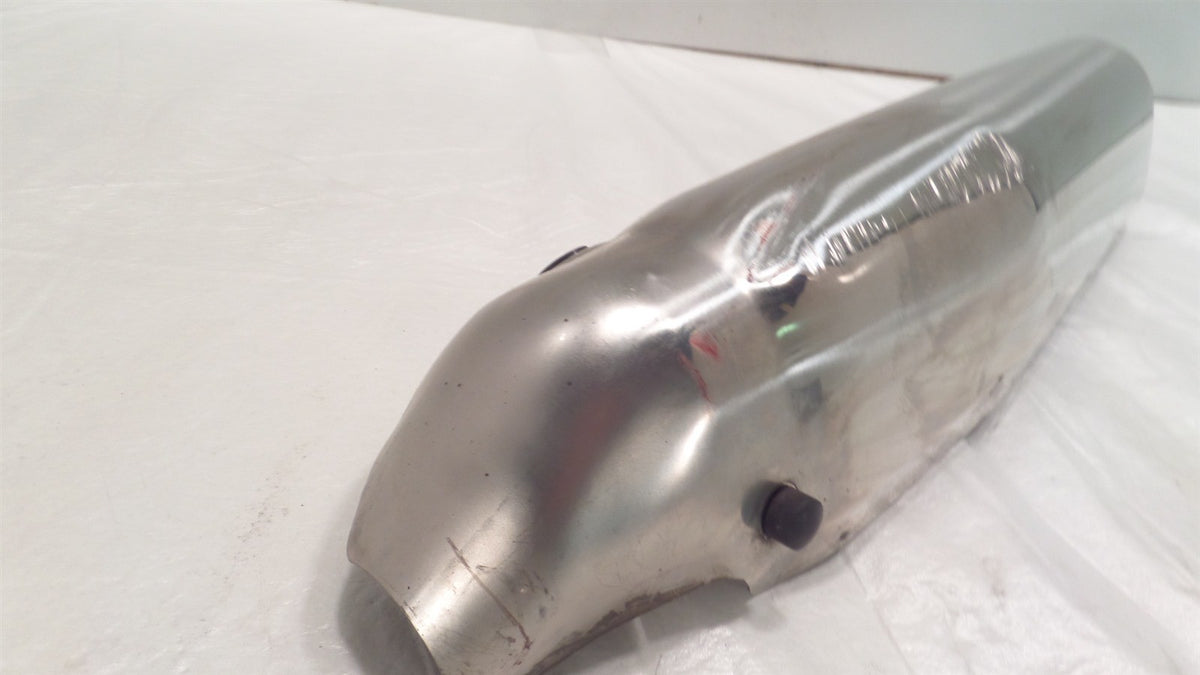 2002 02 Honda VFR800 VFR 800 Interceptor Rear Exhaust Muffler Shield Left Cover - C3 Cycle