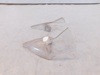 2005-2014 BMW R1200RT Clear Left/Right Front Windshield Mount Wind Deflectors - C3 Cycle