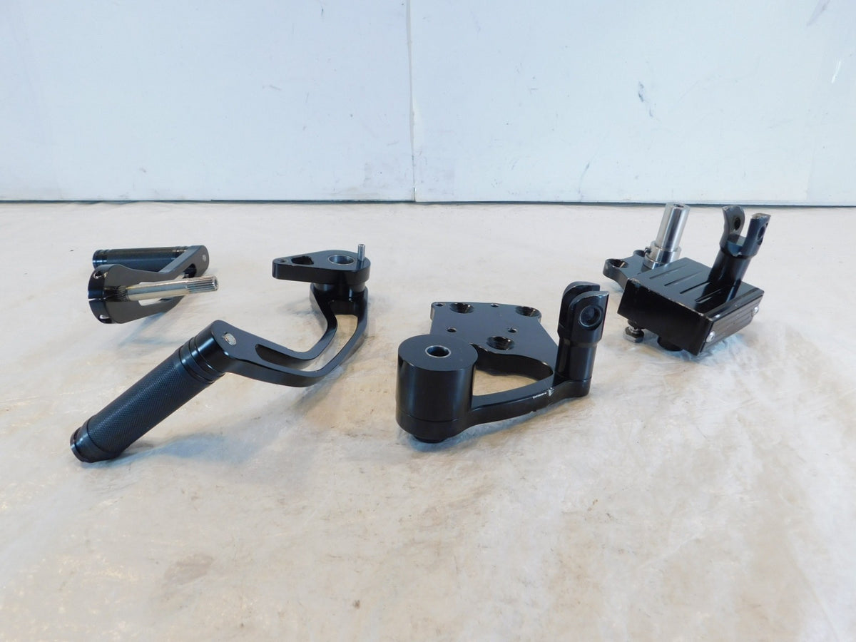 Harley Davidson Softail Aftermarket Black Brake & Shifter Pedal Foot Control Lot - C3 Cycle