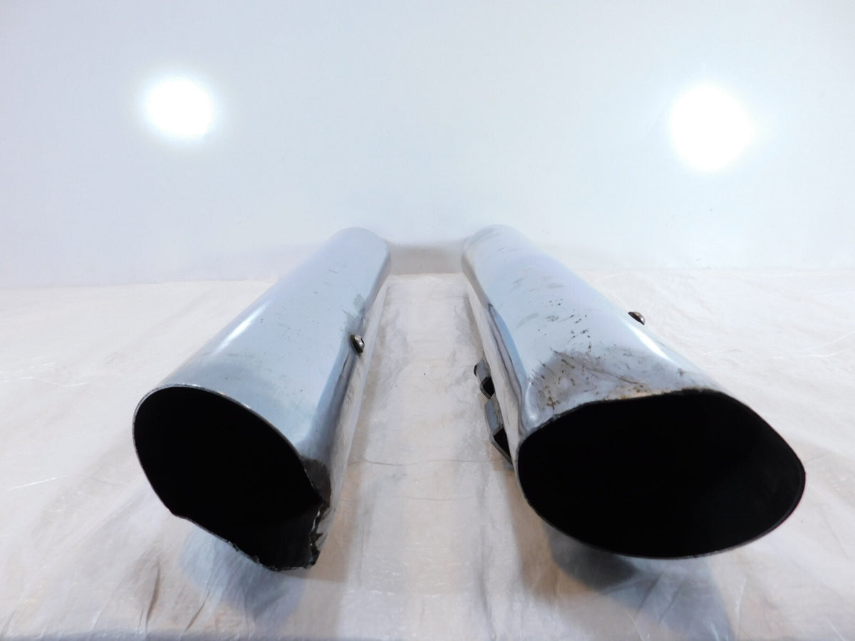 Harley Davidson Road King & Electra Glide Left & Right Exhaust Pipe Mufflers - C3 Cycle