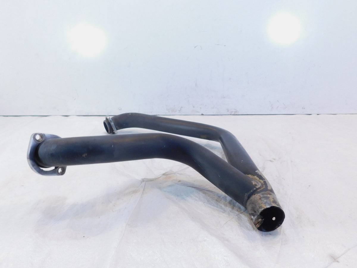 2002 & 2003 Indian Gilroy Scout Black 2 Into 1 Engine Exhaust Header Pipes - C3 Cycle