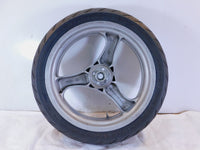 BMW K1 K1100LT R1100R R1100RT R1100RS & R850R Cast Silver Rear Wheel Rim & Tire - C3 Cycle