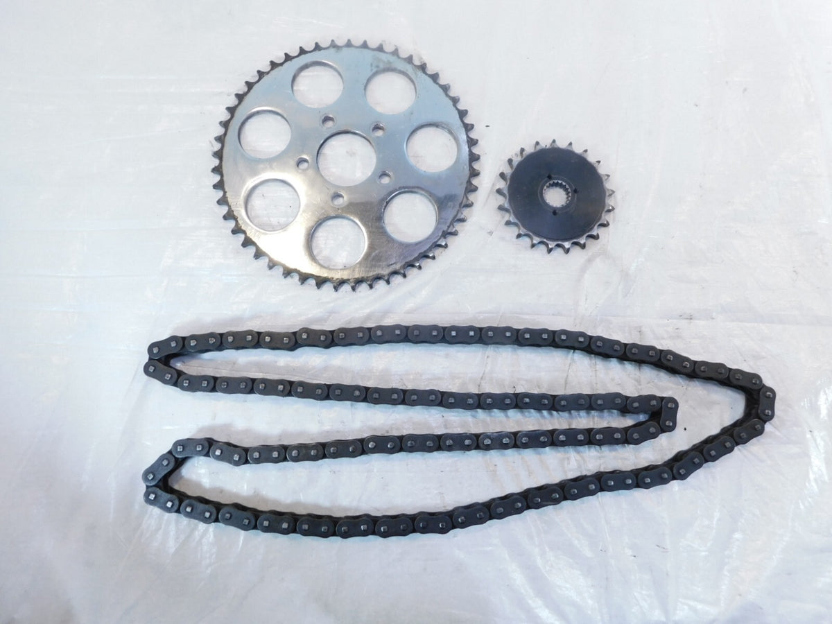 Set Harley Davidson Sportster 883 1000 1100 & 1200 Chain Drive Gear Sprockets - C3 Cycle