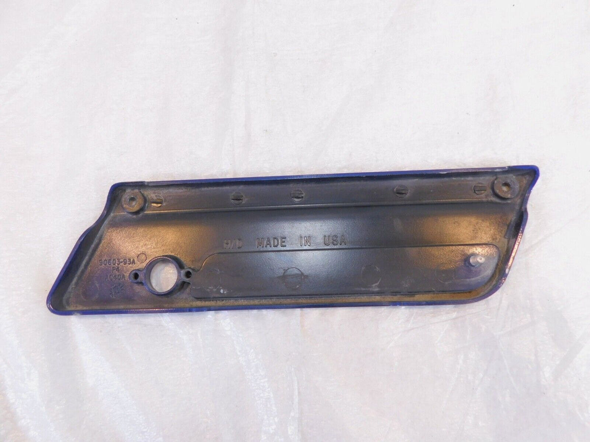 Harley Touring Road King Electra Street Glide Blue Left Saddlebag Latch Cover - C3 Cycle