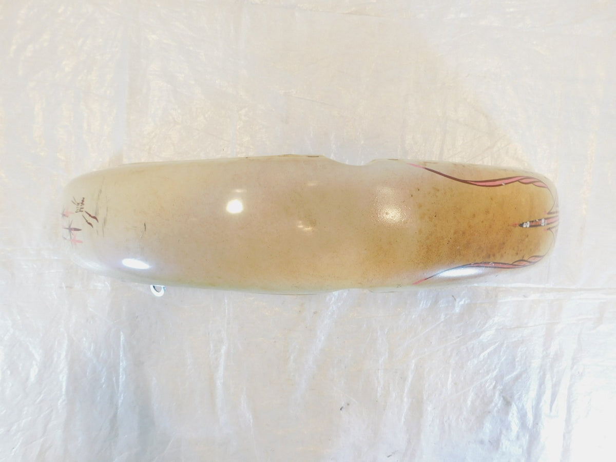 1973 Harley Davidson Sportster 900 & 1000 White Front Wheel Cover Fender - C3 Cycle