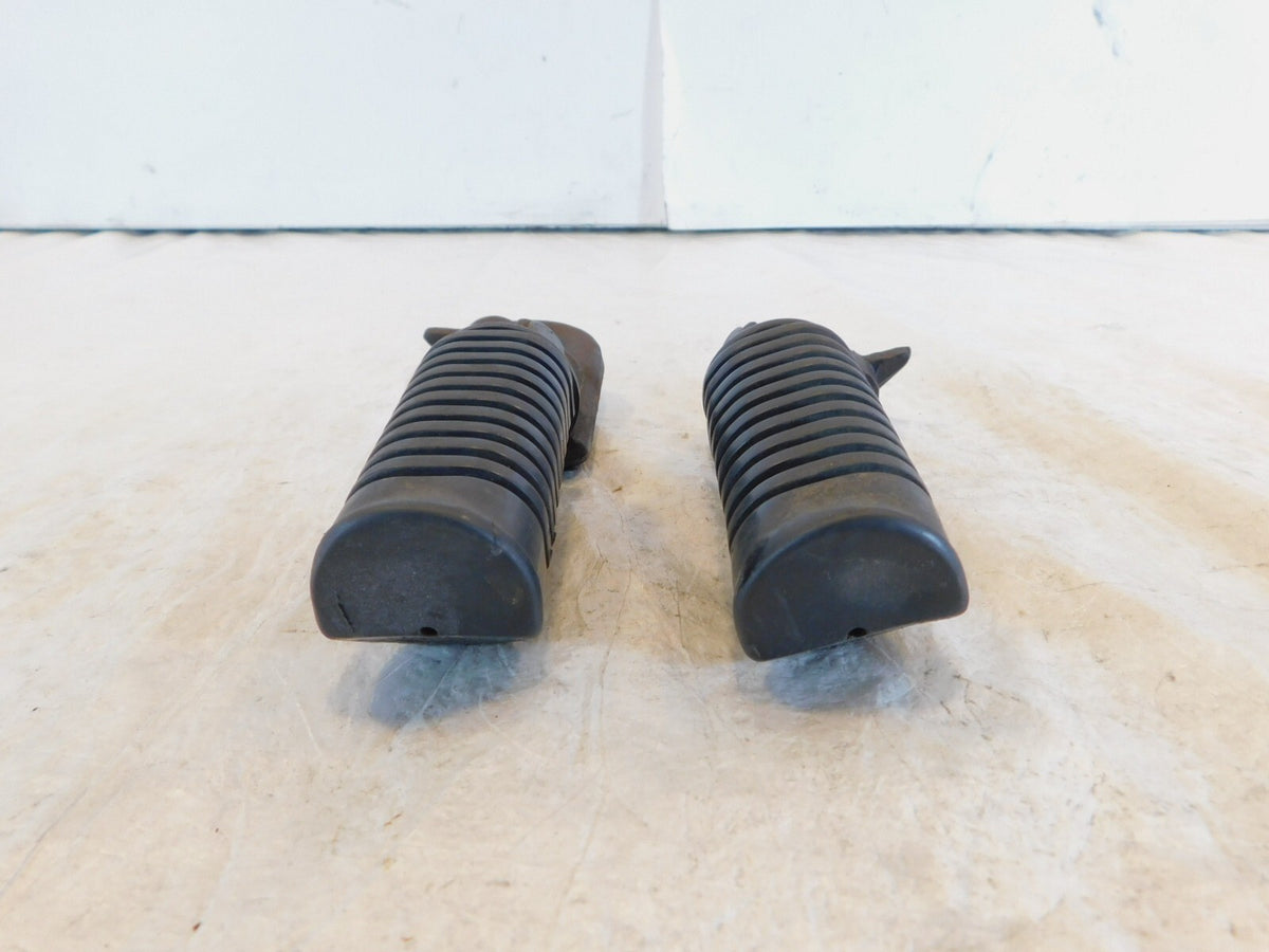 Triumph Adventurer Thunderbird Sport Black Rear Passenger Footpegs w/ Brackets - C3 Cycle