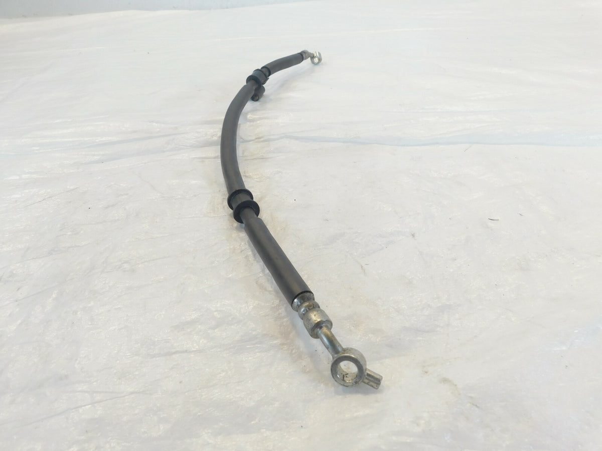Kawasaki ER650 EX650 Ninja 650 Black Front Brake Left to Right Caliper Hose Line - C3 Cycle