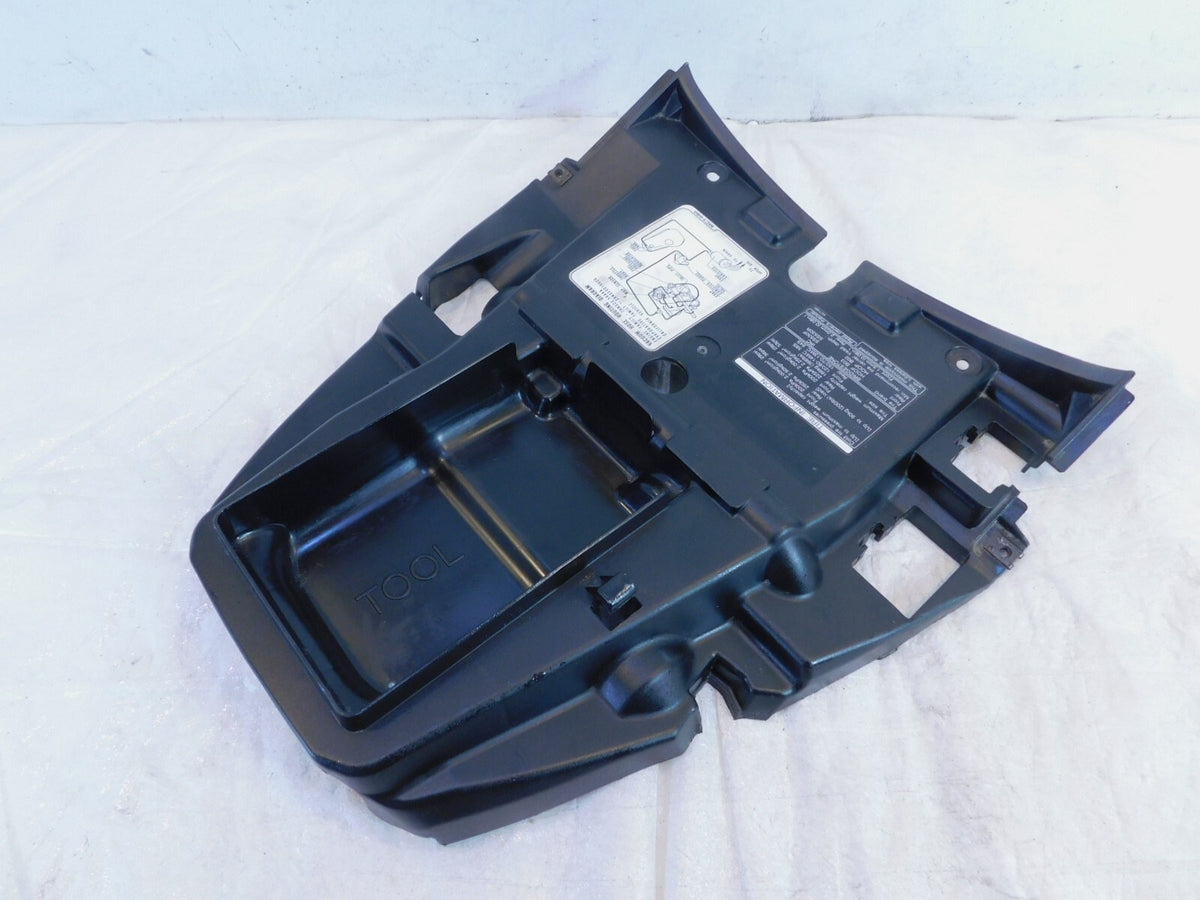 02-13 Honda FSC600 Silver Wing 600 Lower Under Seat Tool Panel Bottom Cover - C3 Cycle