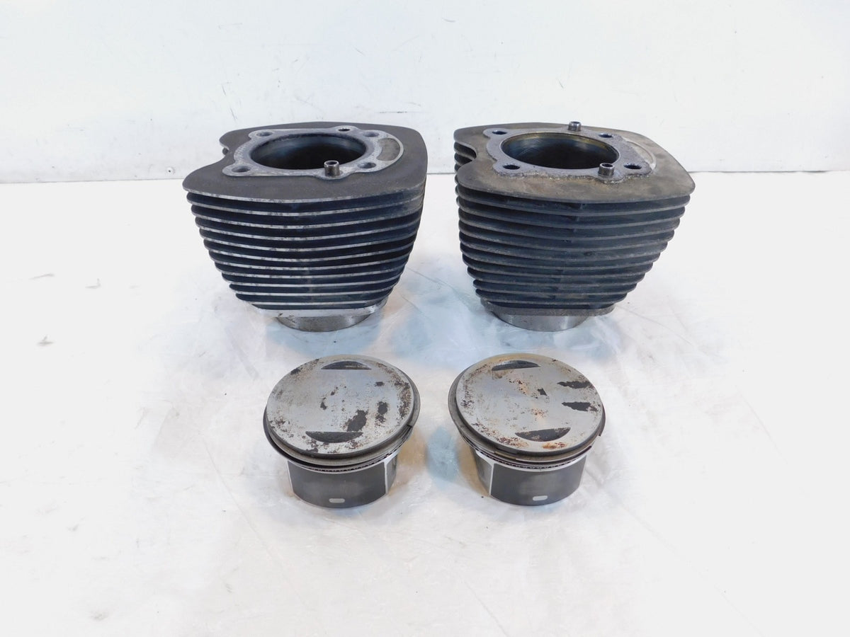 Harley Davidson Touring Dyna & Softail Twin Cam 96" Black Cylinders w/ Pistons - C3 Cycle