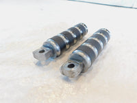 Pair Harley Touring FXR Dyna Sportster & Softail Black ISO Peg Footpeg Footrests - C3 Cycle