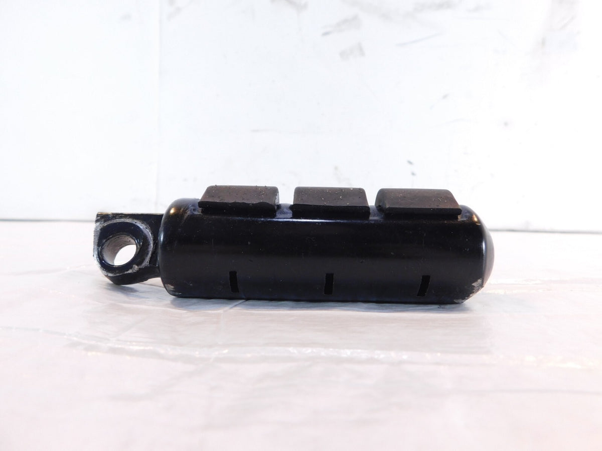 One Harley Touring FXR Dyna Sportster & Softail Black Skull Footpeg Footrest - C3 Cycle