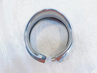 Harley Touring Electra Glide & Softail Passing Fog Light Lamp Chrome Trim Ring - C3 Cycle