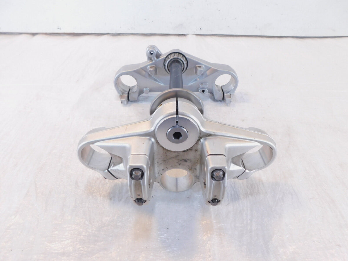 2009-2014 BMW F800R F800 R Silver Front Fork Steering Stem Triple Tree Bridge - C3 Cycle
